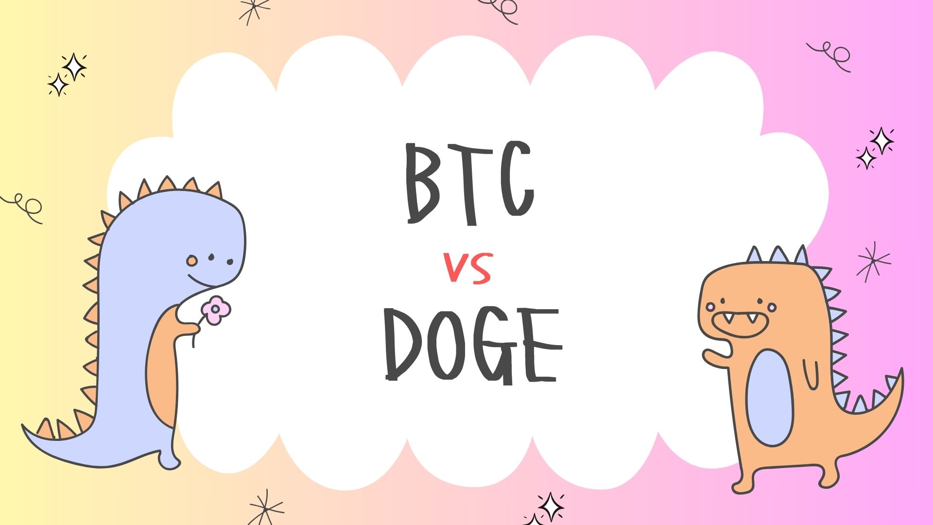 BTC vs DOGE